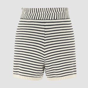Striped Knit Shorts NWT S